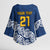 New Zealand Rugby Pacific Custom Kimono Sleeve Blouse Kahupeka Maori Kowhaiwhai Pattern - Polynesian Pride