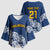 New Zealand Rugby Pacific Custom Kimono Sleeve Blouse Kahupeka Maori Kowhaiwhai Pattern - Polynesian Pride