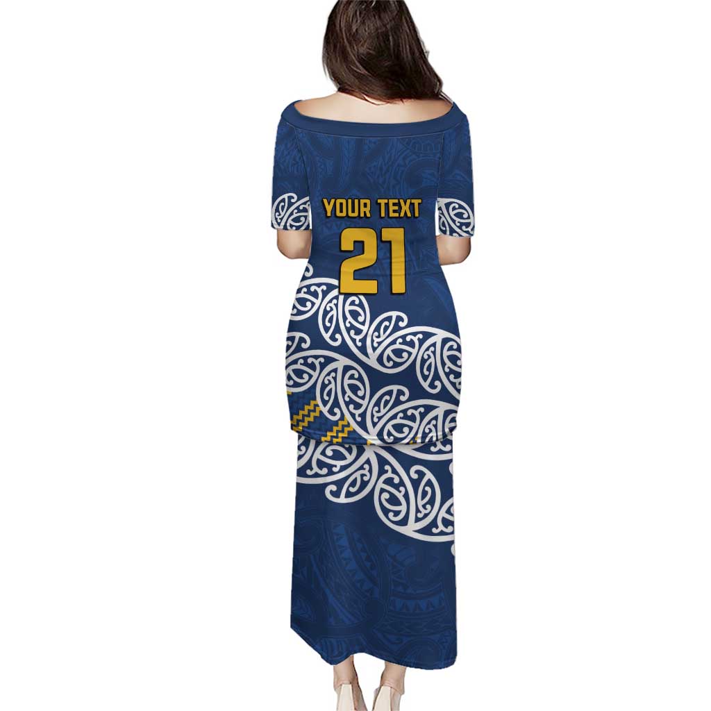 New Zealand Rugby Pacific Custom Puletasi Kahupeka Maori Kowhaiwhai Pattern LT9 - Polynesian Pride