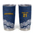 New Zealand Rugby Pacific Custom Tumbler Cup Kahupeka Maori Kowhaiwhai Pattern