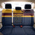New Zealand Rugby Pacific Custom Back Car Seat Cover Kahupeka Retro 2025 Taniko Motif