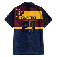 New Zealand Rugby Pacific Custom Family Matching Summer Maxi Dress and Hawaiian Shirt Kahupeka Retro 2025 Taniko Motif LT9 - Polynesian Pride