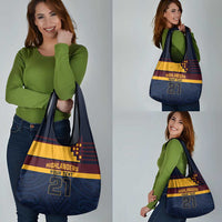 New Zealand Rugby Pacific Custom Grocery Bag Kahupeka Retro 2025 Taniko Motif LT9 - Polynesian Pride