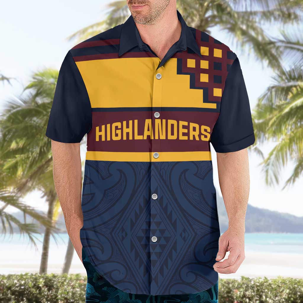 New Zealand Rugby Pacific Custom Hawaiian Shirt Kahupeka Retro 2025 Taniko Motif LT9 - Polynesian Pride