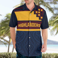 New Zealand Rugby Pacific Custom Hawaiian Shirt Kahupeka Retro 2025 Taniko Motif LT9 - Polynesian Pride