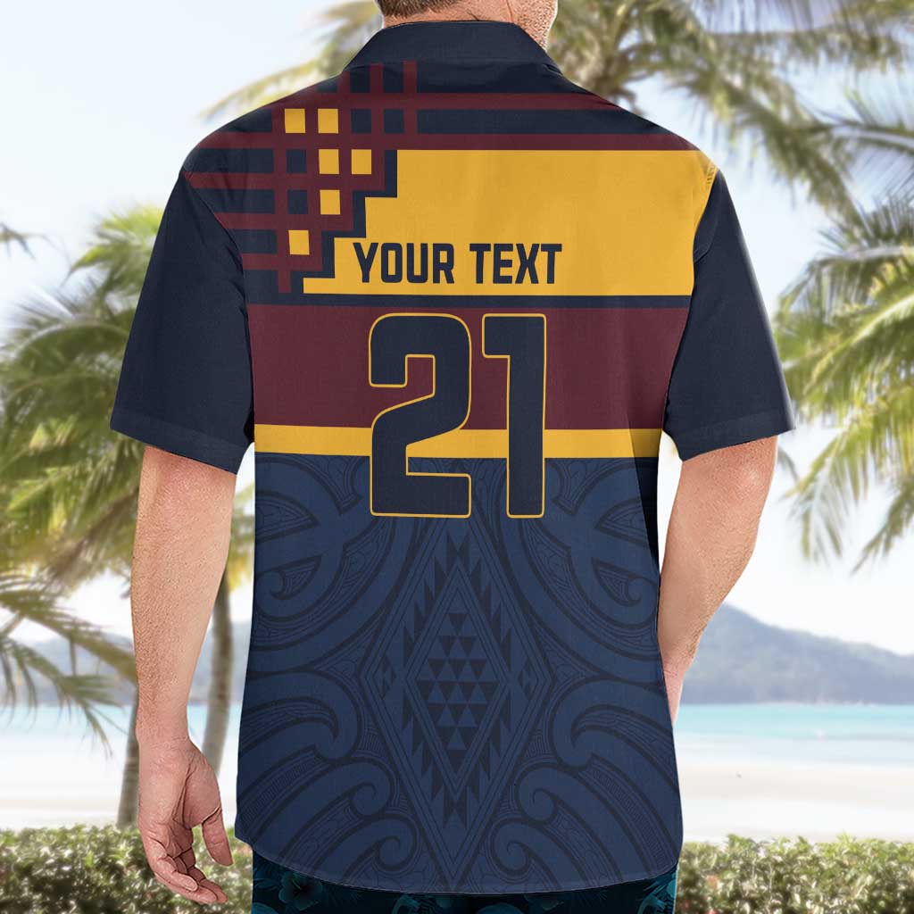 New Zealand Rugby Pacific Custom Hawaiian Shirt Kahupeka Retro 2025 Taniko Motif LT9 - Polynesian Pride