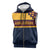 New Zealand Rugby Pacific Custom Sleeveless Zip Hoodie Kahupeka Retro 2025 Taniko Motif - Polynesian Pride