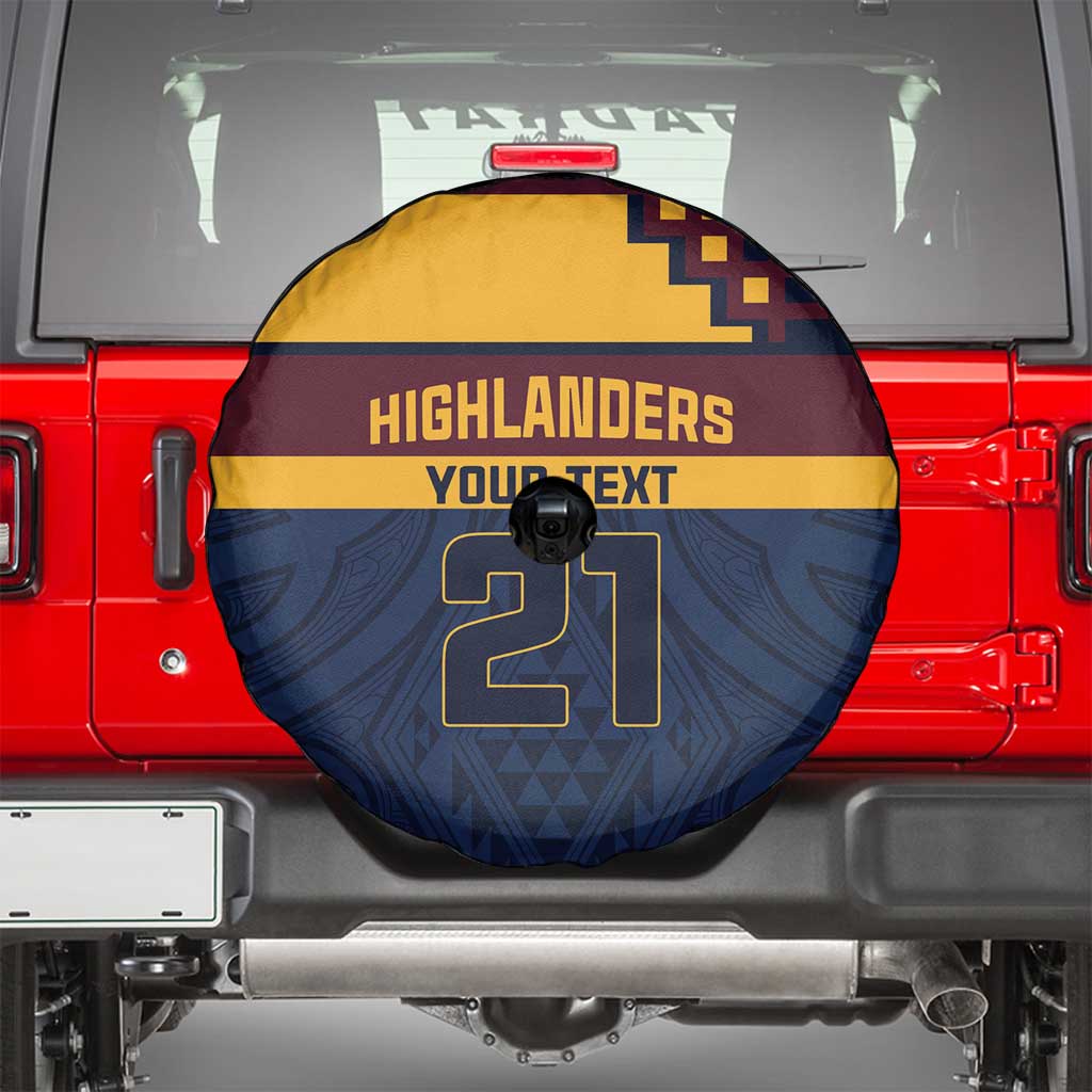 New Zealand Rugby Pacific Custom Spare Tire Cover Kahupeka Retro 2025 Taniko Motif
