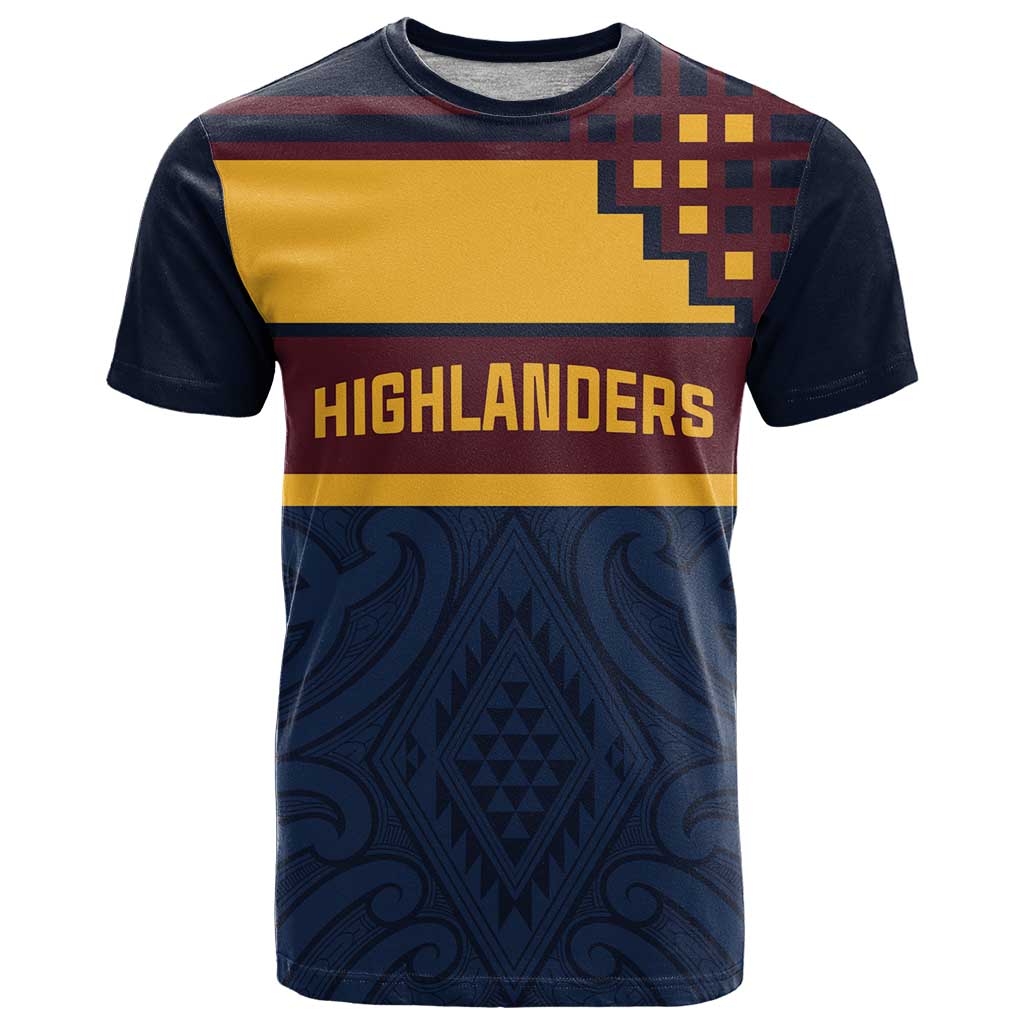New Zealand Rugby Pacific Custom T Shirt Kahupeka Retro 2025 Taniko Motif LT9 Blue - Polynesian Pride