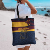New Zealand Rugby Pacific Custom Tote Bag Kahupeka Retro 2025 Taniko Motif LT9 - Polynesian Pride
