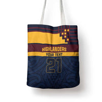 New Zealand Rugby Pacific Custom Tote Bag Kahupeka Retro 2025 Taniko Motif LT9 - Polynesian Pride
