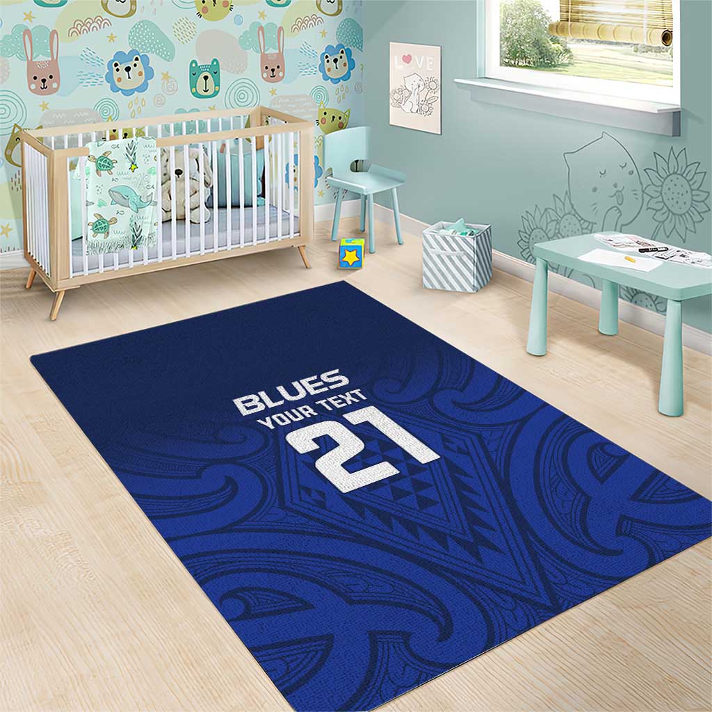 New Zealand Rugby Pacific Custom Area Rug Kahurangi Auckland All Blue