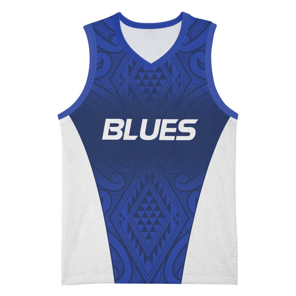 New Zealand Rugby Pacific Custom Basketball Jersey Kahurangi Auckland All Blue - Polynesian Pride