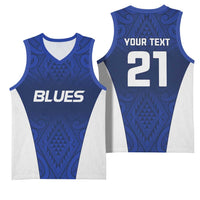 New Zealand Rugby Pacific Custom Basketball Jersey Kahurangi Auckland All Blue - Polynesian Pride