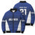New Zealand Rugby Pacific Custom Bomber Puffer Jacket Kahurangi Auckland All Blue - Polynesian Pride