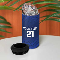New Zealand Rugby Pacific Custom 4 in 1 Can Cooler Tumbler Kahurangi Auckland All Blue LT9 - Polynesian Pride