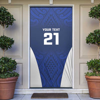 New Zealand Rugby Pacific Custom Door Cover Kahurangi Auckland All Blue LT9 Blue - Polynesian Pride