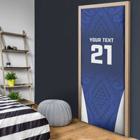 New Zealand Rugby Pacific Custom Door Cover Kahurangi Auckland All Blue LT9 - Polynesian Pride
