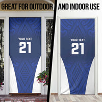 New Zealand Rugby Pacific Custom Door Cover Kahurangi Auckland All Blue LT9 - Polynesian Pride