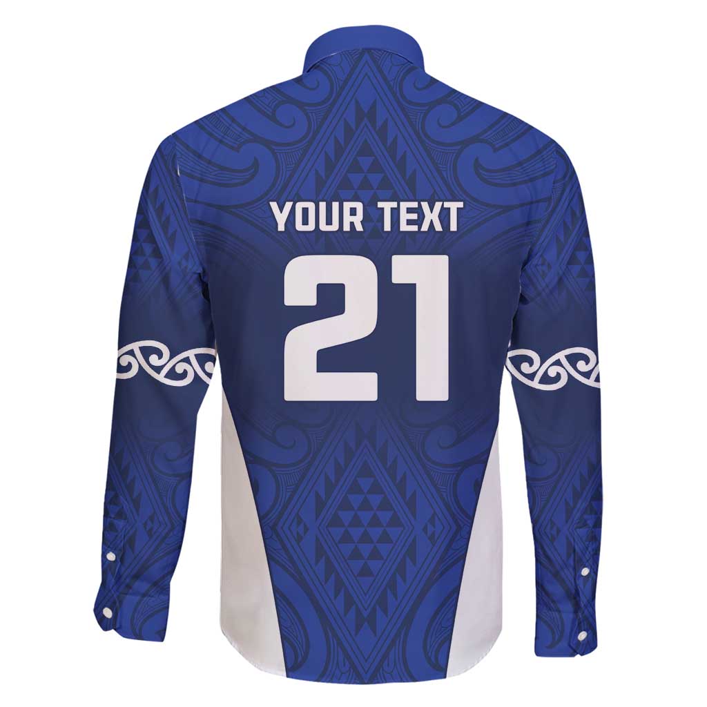 New Zealand Rugby Pacific Custom Family Matching Mermaid Dress and Hawaiian Shirt Kahurangi Auckland All Blue LT9 - Polynesian Pride