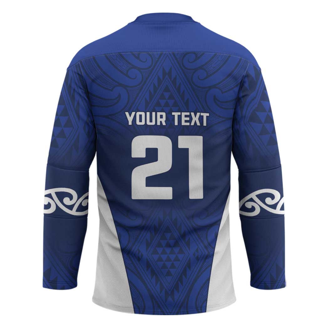 New Zealand Rugby Pacific Custom Hockey Jersey Kahurangi Auckland All Blue LT9 - Polynesian Pride