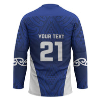 New Zealand Rugby Pacific Custom Hockey Jersey Kahurangi Auckland All Blue LT9 - Polynesian Pride