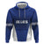 New Zealand Rugby Pacific Custom Hoodie Kahurangi Auckland All Blue