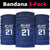 New Zealand Rugby Pacific Custom Neck Gaiter Kahurangi Auckland All Blue - Polynesian Pride