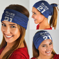New Zealand Rugby Pacific Custom Neck Gaiter Kahurangi Auckland All Blue - Polynesian Pride