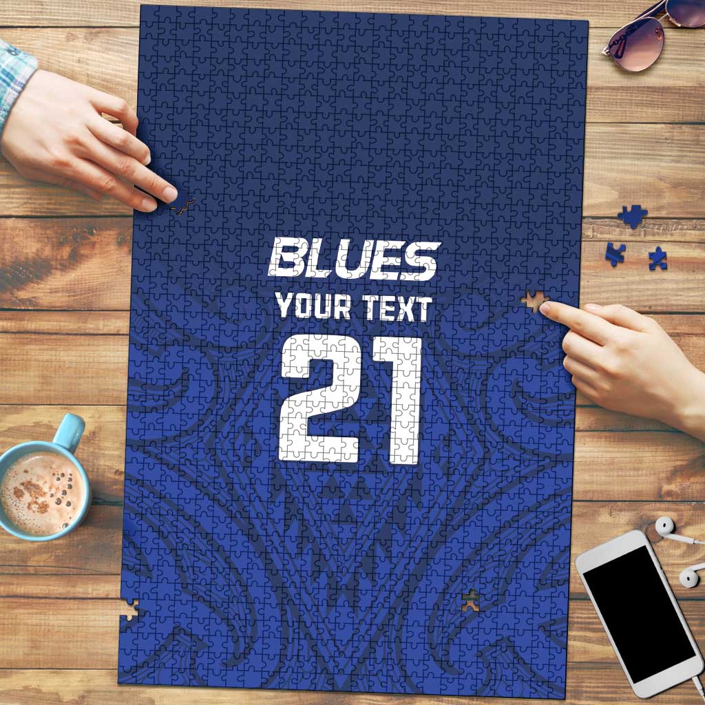 New Zealand Rugby Pacific Custom Puzzle Kahurangi Auckland All Blue - Polynesian Pride