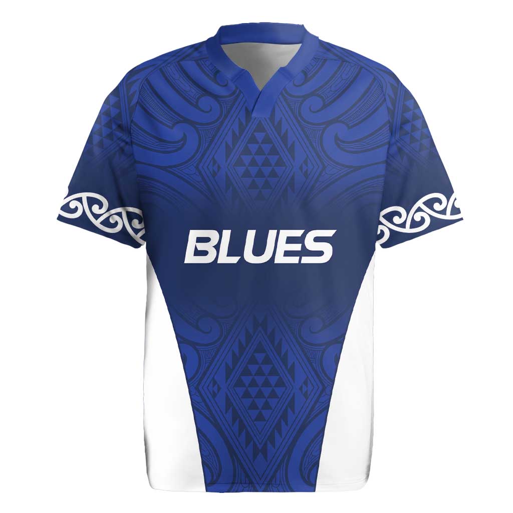New Zealand Rugby Pacific Custom Rugby Jersey Kahurangi Auckland All Blue