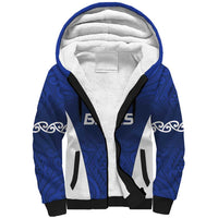 New Zealand Rugby Pacific Custom Sherpa Hoodie Kahurangi Auckland All Blue LT9 Unisex Blue - Polynesian Pride