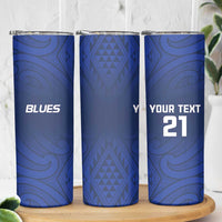 New Zealand Rugby Pacific Custom Skinny Tumbler Kahurangi Auckland All Blue