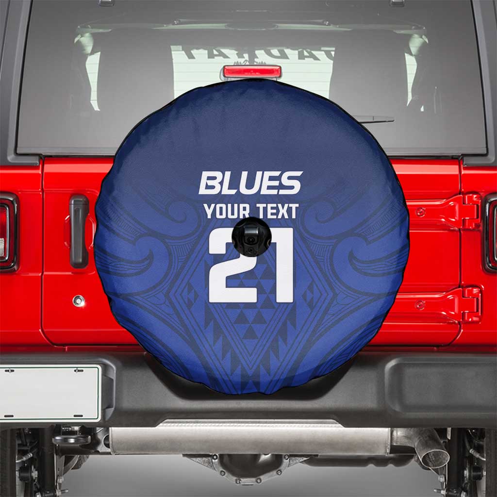 New Zealand Rugby Pacific Custom Spare Tire Cover Kahurangi Auckland All Blue