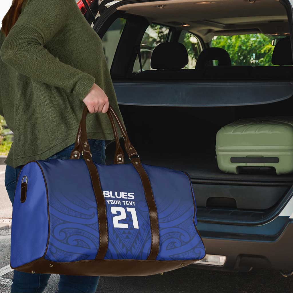 New Zealand Rugby Pacific Custom Travel Bag Kahurangi Auckland All Blue LT9 - Polynesian Pride