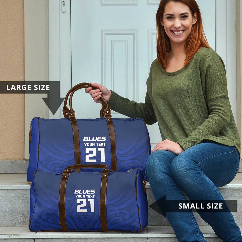 New Zealand Rugby Pacific Custom Travel Bag Kahurangi Auckland All Blue LT9 - Polynesian Pride