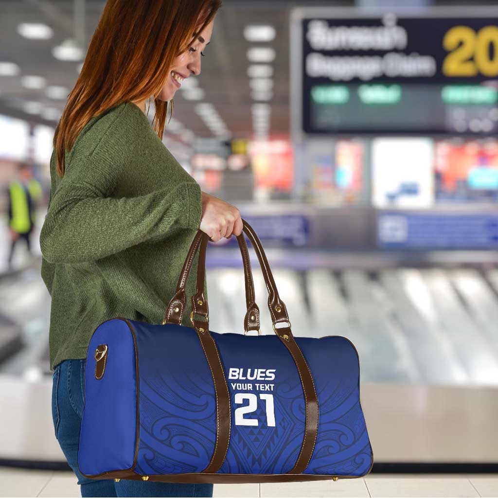 New Zealand Rugby Pacific Custom Travel Bag Kahurangi Auckland All Blue LT9 - Polynesian Pride