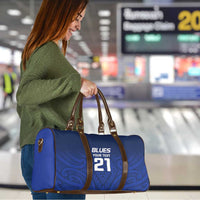 New Zealand Rugby Pacific Custom Travel Bag Kahurangi Auckland All Blue LT9 - Polynesian Pride
