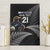 New Zealand Rugby Custom Canvas Wall Art Glory Be To Black Silver-fern - Polynesian Pride