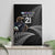 New Zealand Rugby Custom Canvas Wall Art Glory Be To Black Silver-fern - Polynesian Pride