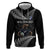 New Zealand Rugby Custom Hoodie Glory Be To Black Silver-fern - Polynesian Pride