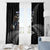 New Zealand Rugby Custom Window Curtain Glory Be To Black Silver-fern - Polynesian Pride
