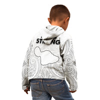 Hawaii Strong Maui Wildfire Kid Hoodie No4 LT9 - Polynesian Pride
