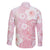 Japan Sakura Floral with Polynesian Vibe Family Matching Mermaid Dress and Hawaiian Shirt