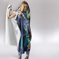 Marshall Islands Kwajalein Atoll Hooded Blanket Plumeria Sea Turtle with Polynesian Tribal LT9 - Polynesian Pride
