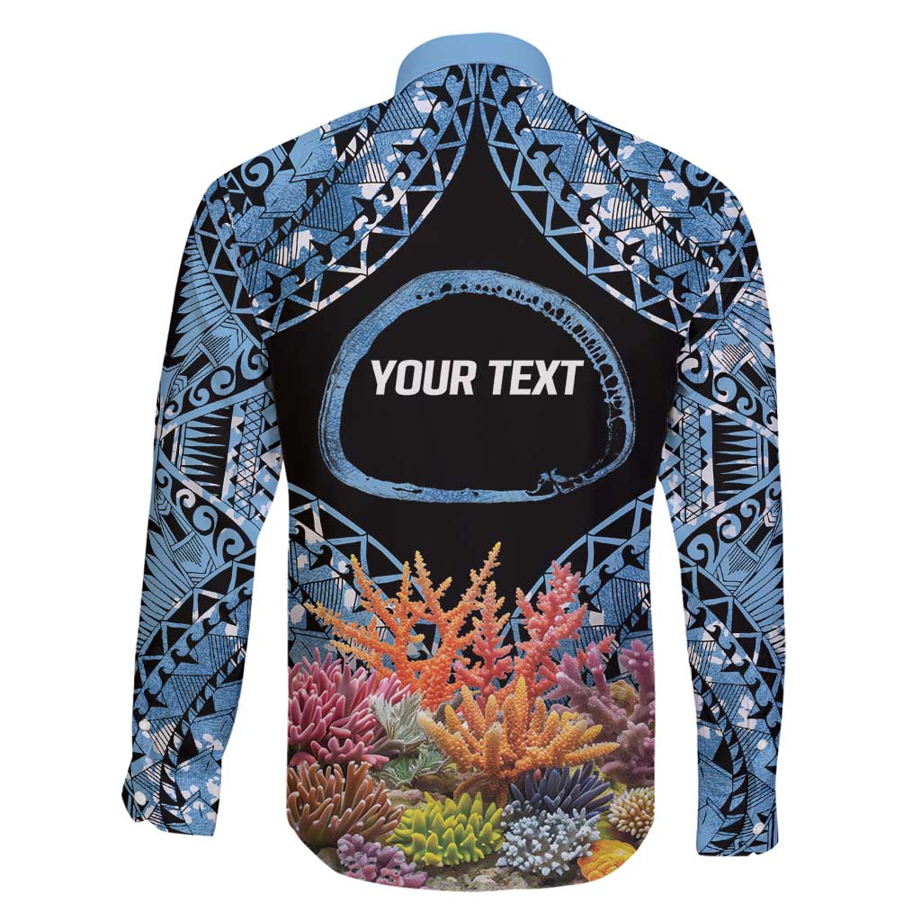 Personalised Nukuoro Micronesia Atoll Family Matching Mermaid Dress and Hawaiian Shirt with Pacific Coral Reef LT9 - Polynesian Pride