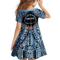 Personalised Nukuoro Micronesia Atoll Family Matching Off Shoulder Maxi Dress and Hawaiian Shirt with Pacific Coral Reef LT9 - Polynesian Pride