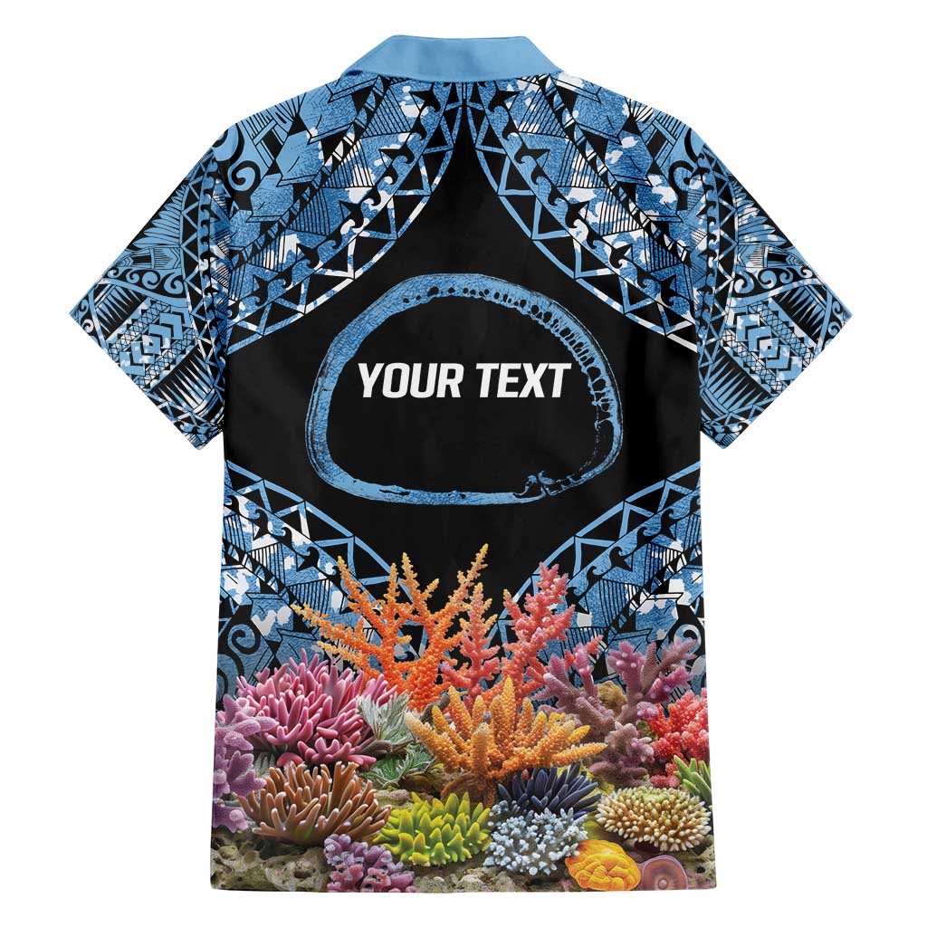 Personalised Nukuoro Micronesia Atoll Family Matching Summer Maxi Dress and Hawaiian Shirt with Pacific Coral Reef LT9 - Polynesian Pride