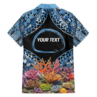 Personalised Nukuoro Micronesia Atoll Family Matching Summer Maxi Dress and Hawaiian Shirt with Pacific Coral Reef LT9 - Polynesian Pride
