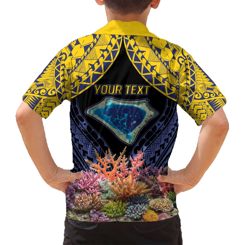 Tokelau Atafu Atoll Personalised Family Matching Long Sleeve Bodycon Dress and Hawaiian Shirt Pacific Coral Reef Vibe LT9 - Polynesian Pride